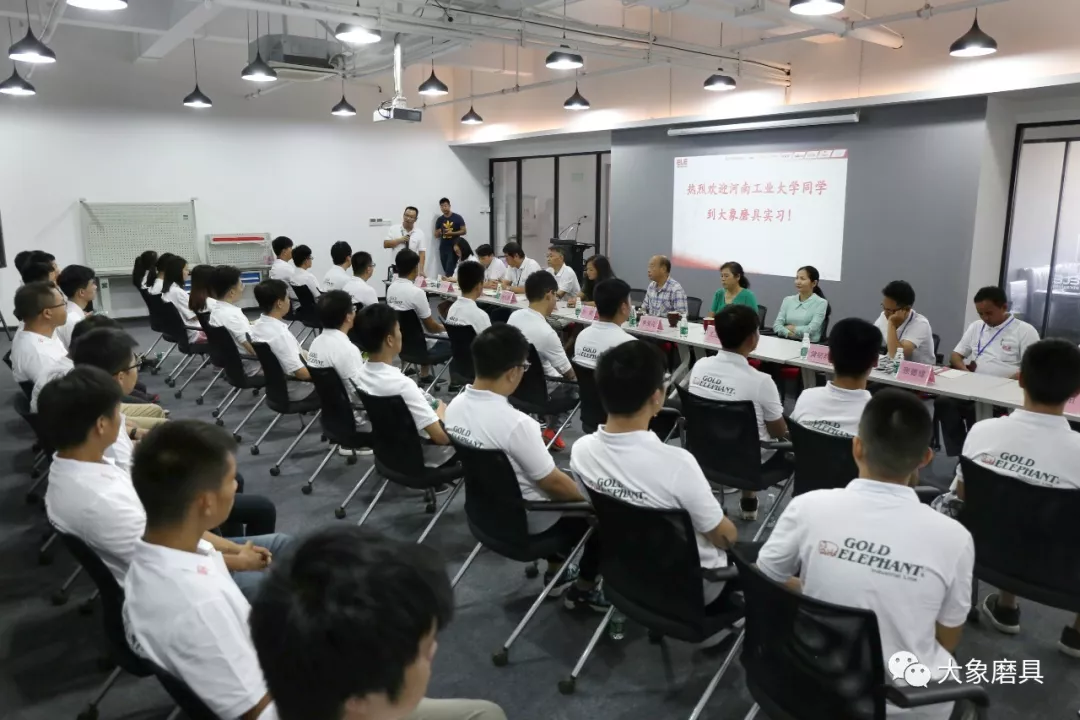 數(shù)十學(xué)子攜夢奔赴大象磨具 為大象磨具注入青春力量