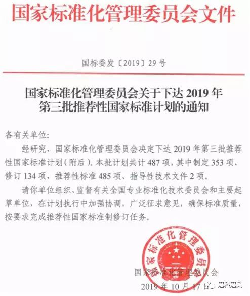 2019第三批推薦性國(guó)家標(biāo)準(zhǔn)計(jì)劃下發(fā) 含超硬材料、涂附磨具行業(yè)兩項(xiàng)標(biāo)準(zhǔn)