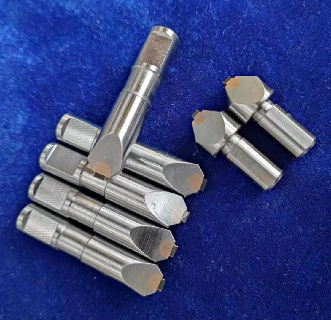 8MM斧型金剛石刀，1.5克拉金剛石砂輪修刀-雙端面磨砂輪修整刀